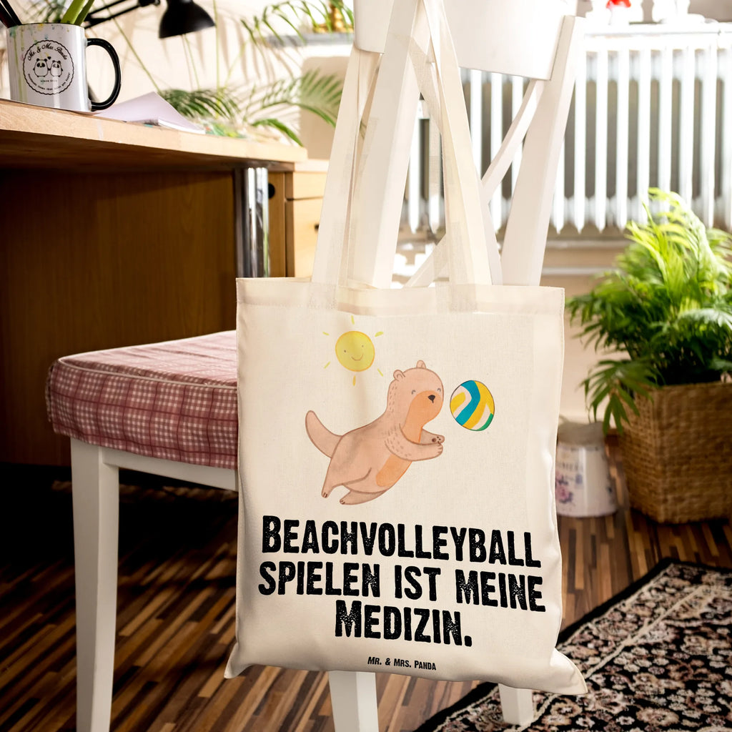 Tragetasche Otter Beachvolleyball Beuteltasche, Beutel, Einkaufstasche, Jutebeutel, Stoffbeutel, Tasche, Shopper, Umhängetasche, Strandtasche, Schultertasche, Stofftasche, Tragetasche, Badetasche, Jutetasche, Einkaufstüte, Laptoptasche, Geschenk, Sport, Sportart, Hobby, Schenken, Danke, Dankeschön, Auszeichnung, Gewinn, Sportler, Beachvolleyball, Volleyball, Ballsport, Volleyballturnier, Strandvolleyball, Sandvolleyball, Strandballspielen, Outdoor-Volleyball, Strand-Ballsport