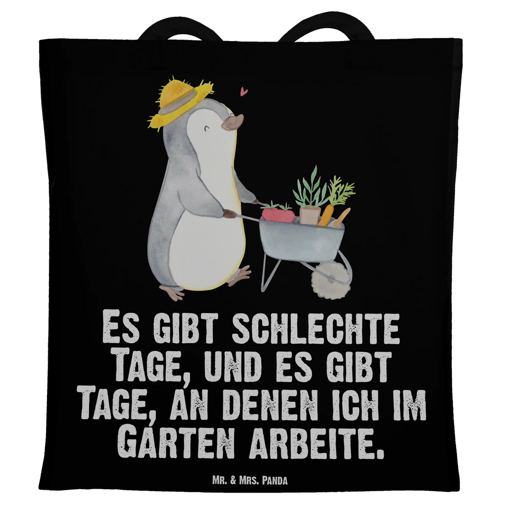 Tragetasche Pinguin Gartenarbeit Beuteltasche, Beutel, Einkaufstasche, Jutebeutel, Stoffbeutel, Tasche, Shopper, Umhängetasche, Strandtasche, Schultertasche, Stofftasche, Tragetasche, Badetasche, Jutetasche, Einkaufstüte, Laptoptasche, Geschenk, Sport, Sportart, Hobby, Schenken, Danke, Dankeschön, Auszeichnung, Gewinn, Sportler, Gartenarbeit, Urban gardening, Gärtnern, Gartenpflege