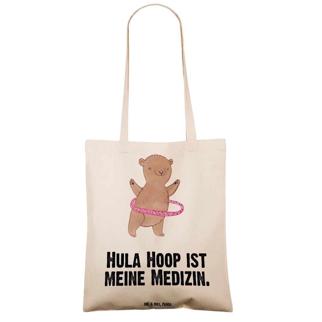 Tragetasche Bär Hula Hoop Beuteltasche, Beutel, Einkaufstasche, Jutebeutel, Stoffbeutel, Tasche, Shopper, Umhängetasche, Strandtasche, Schultertasche, Stofftasche, Tragetasche, Badetasche, Jutetasche, Einkaufstüte, Laptoptasche, Geschenk, Sport, Sportart, Hobby, Schenken, Danke, Dankeschön, Auszeichnung, Gewinn, Sportler, Hula Hoop, Fitness, Training