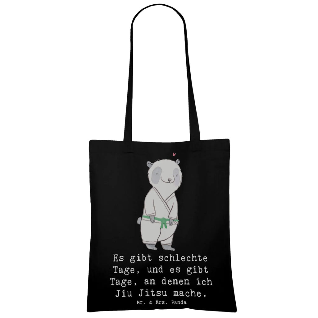 Tragetasche Panda Jiu Jitsu Beuteltasche, Beutel, Einkaufstasche, Jutebeutel, Stoffbeutel, Tasche, Shopper, Umhängetasche, Strandtasche, Schultertasche, Stofftasche, Tragetasche, Badetasche, Jutetasche, Einkaufstüte, Laptoptasche, Geschenk, Sport, Sportart, Hobby, Schenken, Danke, Dankeschön, Auszeichnung, Gewinn, Sportler, Jiu Jitsu, japanische Kampfkunst, Selbstverteidigung