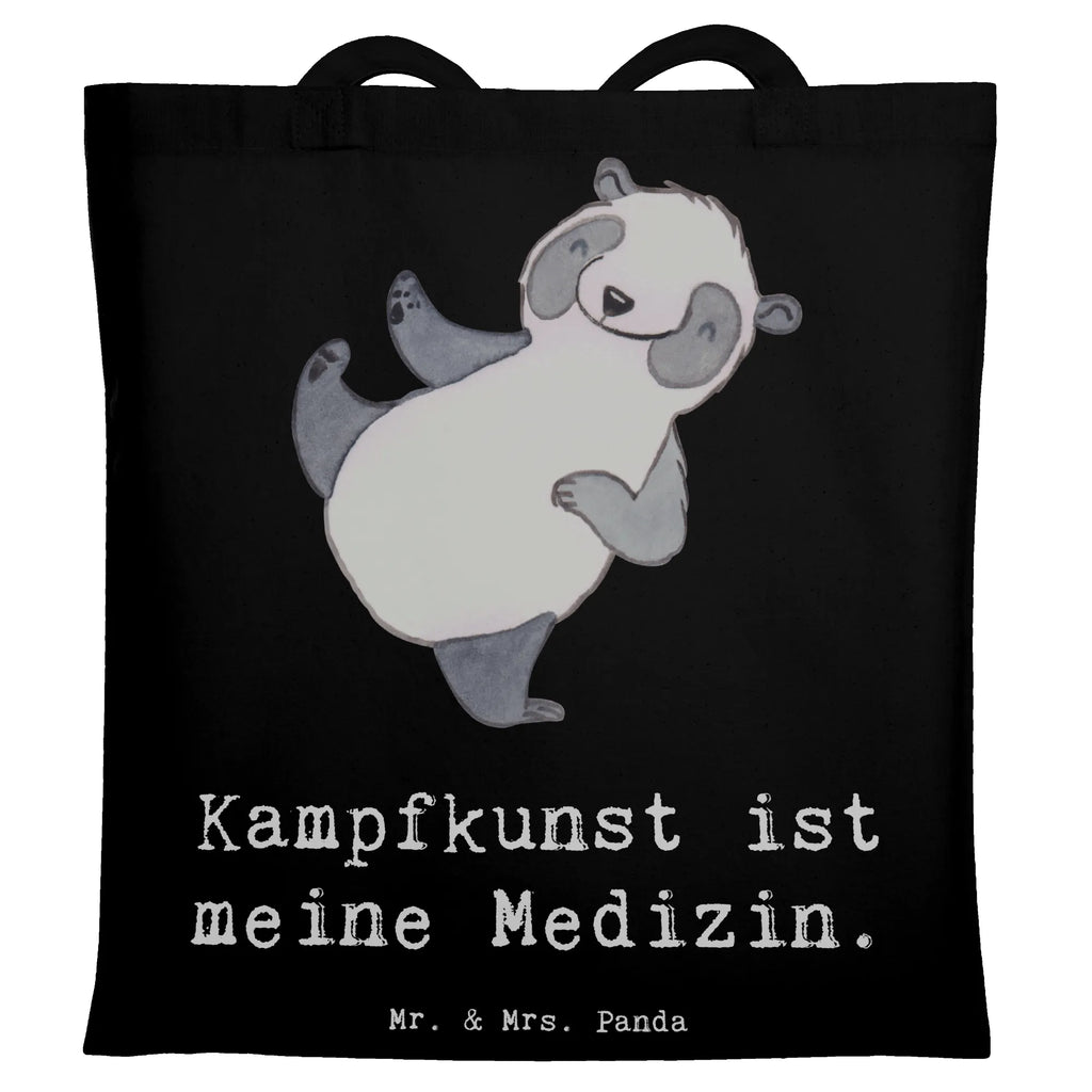 Tragetasche Panda Kampfkunst Beuteltasche, Beutel, Einkaufstasche, Jutebeutel, Stoffbeutel, Tasche, Shopper, Umhängetasche, Strandtasche, Schultertasche, Stofftasche, Tragetasche, Badetasche, Jutetasche, Einkaufstüte, Laptoptasche, Geschenk, Sport, Sportart, Hobby, Schenken, Danke, Dankeschön, Auszeichnung, Gewinn, Sportler, Kampfkunst, Kampfsportarten, Selbstverteidigung