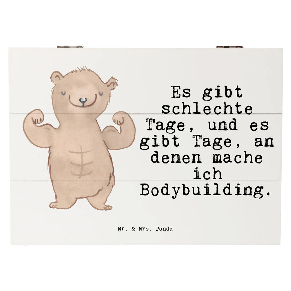 Holzkiste Bär Bodybuilding Holzkiste, Kiste, Schatzkiste, Truhe, Schatulle, XXL, Erinnerungsbox, Erinnerungskiste, Dekokiste, Aufbewahrungsbox, Geschenkbox, Geschenkdose, Geschenk, Sport, Sportart, Hobby, Schenken, Danke, Dankeschön, Auszeichnung, Gewinn, Sportler, Bodybuilding, Muskelmasse, Körpergestaltung, Leistungssport