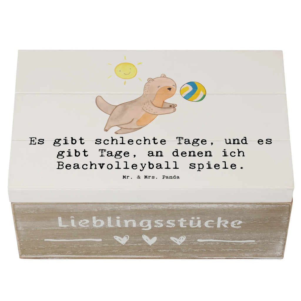 Holzkiste Otter Beachvolleyball Holzkiste, Kiste, Schatzkiste, Truhe, Schatulle, XXL, Erinnerungsbox, Erinnerungskiste, Dekokiste, Aufbewahrungsbox, Geschenkbox, Geschenkdose, Geschenk, Sport, Sportart, Hobby, Schenken, Danke, Dankeschön, Auszeichnung, Gewinn, Sportler, Beachvolleyball, Volleyball, Ballsport, Volleyballturnier