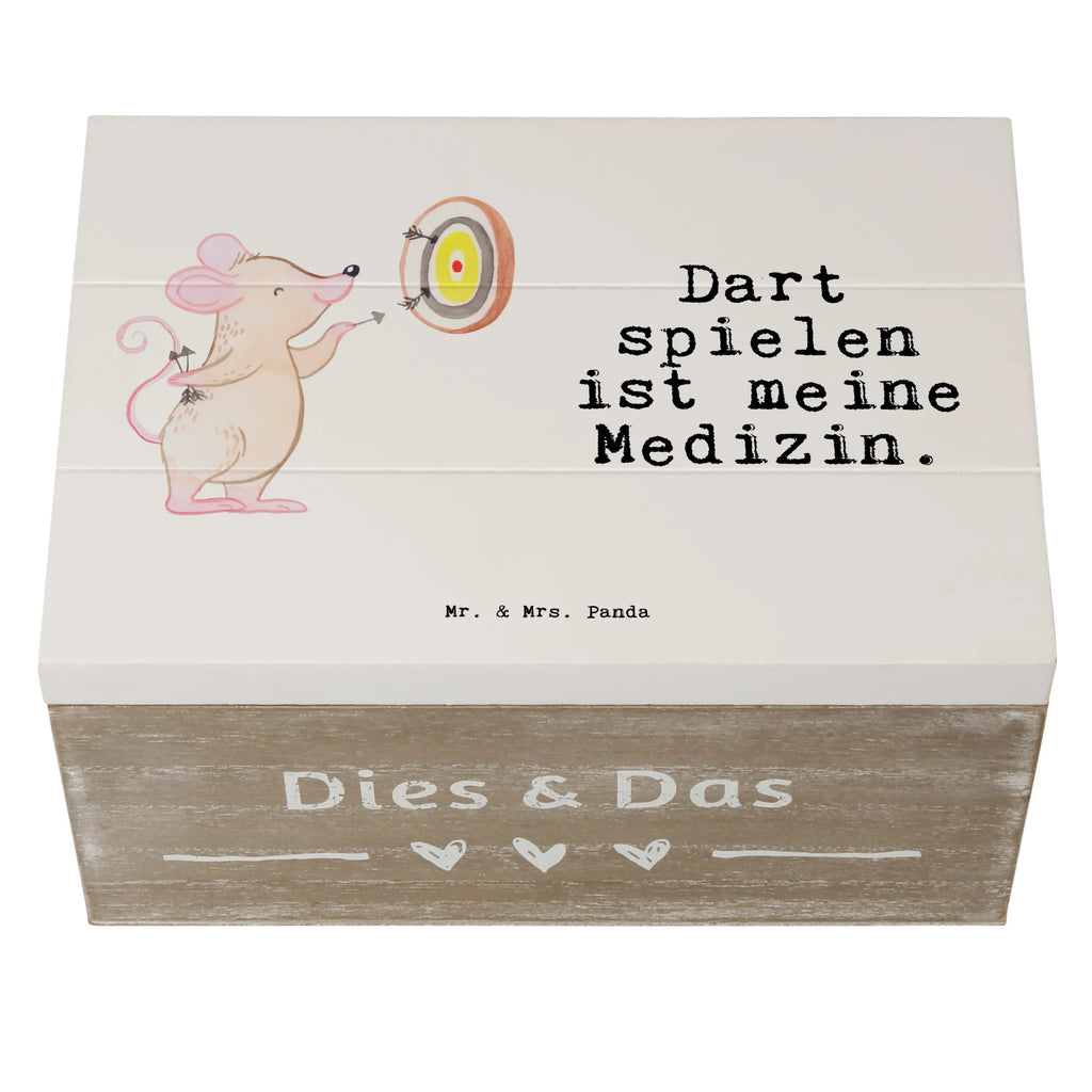 Holzkiste Maus Dart spielen Holzkiste, Kiste, Schatzkiste, Truhe, Schatulle, XXL, Erinnerungsbox, Erinnerungskiste, Dekokiste, Aufbewahrungsbox, Geschenkbox, Geschenkdose, Geschenk, Sport, Sportart, Hobby, Schenken, Danke, Dankeschön, Auszeichnung, Gewinn, Sportler, Dart spielen, Darten, Darts, Dart Turnier