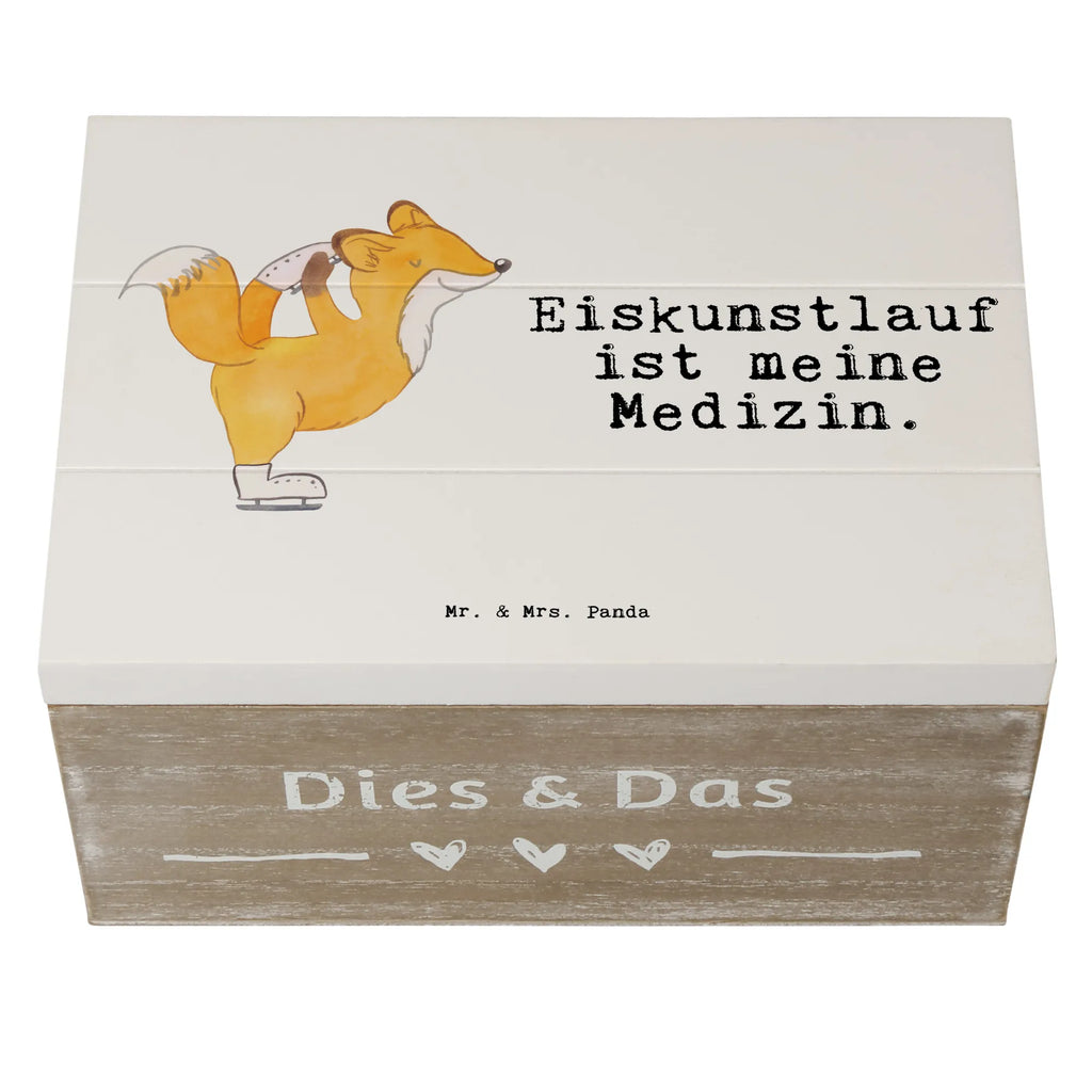 Holzkiste Fuchs Eiskunstläufer Holzkiste, Kiste, Schatzkiste, Truhe, Schatulle, XXL, Erinnerungsbox, Erinnerungskiste, Dekokiste, Aufbewahrungsbox, Geschenkbox, Geschenkdose, Geschenk, Sport, Sportart, Hobby, Schenken, Danke, Dankeschön, Auszeichnung, Gewinn, Sportler, Eiskunstläufer, Eiskunstläuferin, Eiskunst