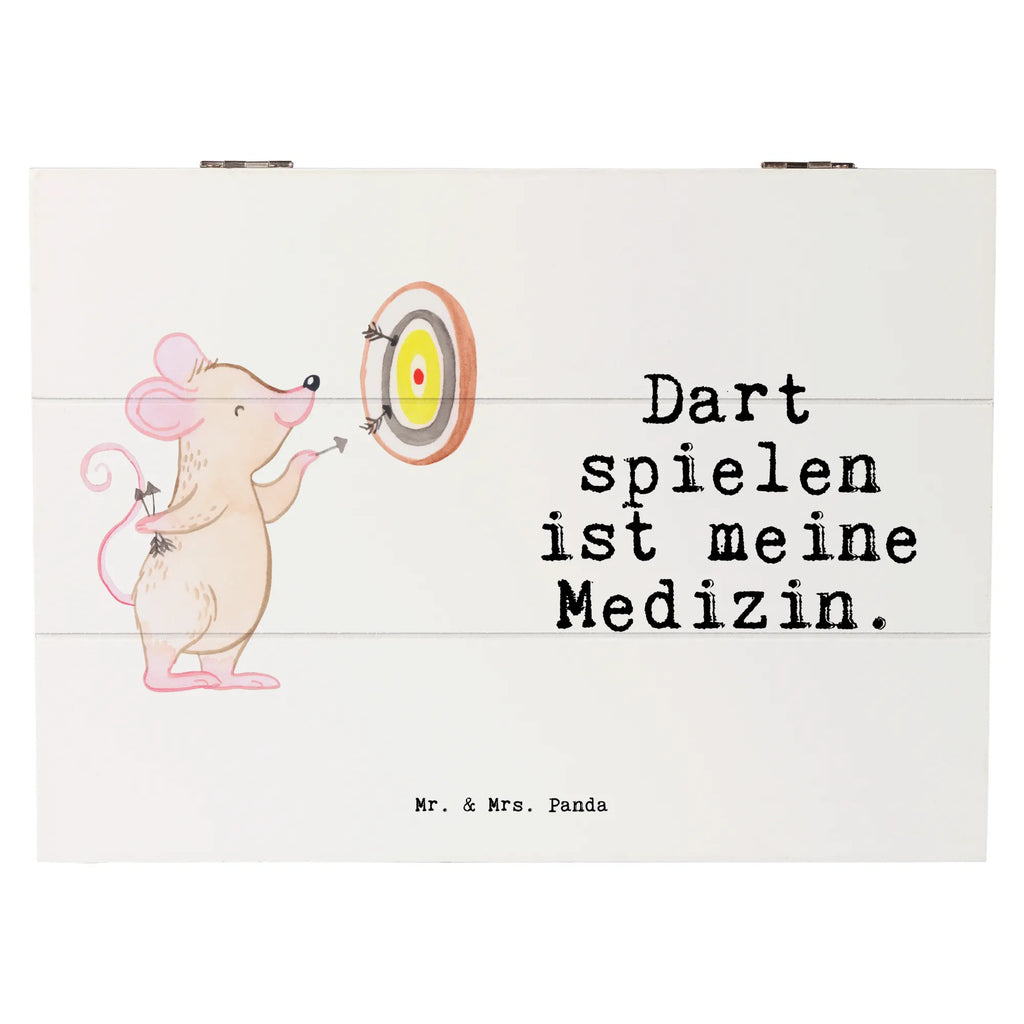 Holzkiste Maus Dart spielen Holzkiste, Kiste, Schatzkiste, Truhe, Schatulle, XXL, Erinnerungsbox, Erinnerungskiste, Dekokiste, Aufbewahrungsbox, Geschenkbox, Geschenkdose, Geschenk, Sport, Sportart, Hobby, Schenken, Danke, Dankeschön, Auszeichnung, Gewinn, Sportler, Dart spielen, Darten, Darts, Dart Turnier