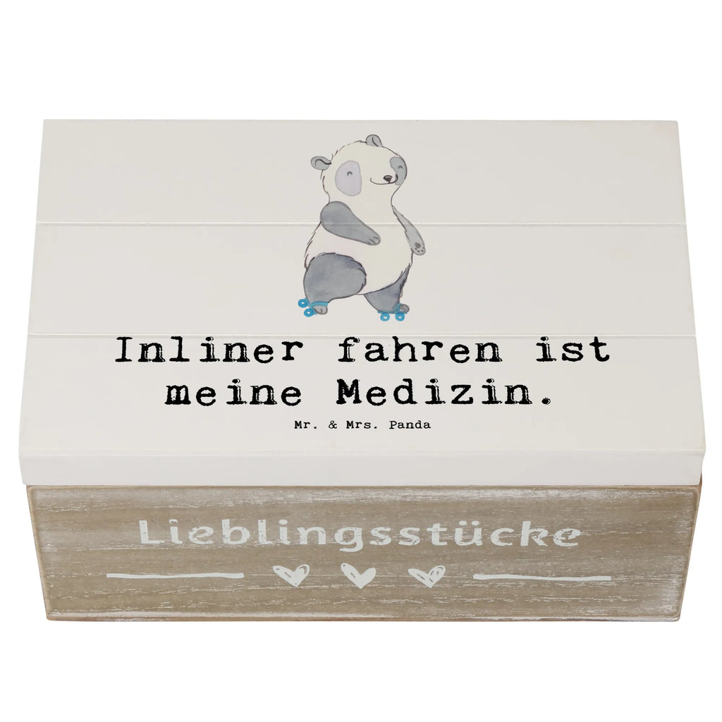 Holzkiste Panda Inliner fahren Holzkiste, Kiste, Schatzkiste, Truhe, Schatulle, XXL, Erinnerungsbox, Erinnerungskiste, Dekokiste, Aufbewahrungsbox, Geschenkbox, Geschenkdose, Geschenk, Sport, Sportart, Hobby, Schenken, Danke, Dankeschön, Auszeichnung, Gewinn, Sportler, Inliner fahren, Rollschuh fahren, Rollerblades, inlinern