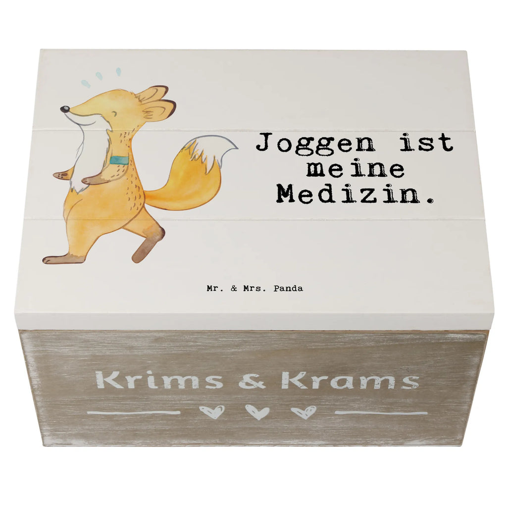 Holzkiste Fuchs Joggen Holzkiste, Kiste, Schatzkiste, Truhe, Schatulle, XXL, Erinnerungsbox, Erinnerungskiste, Dekokiste, Aufbewahrungsbox, Geschenkbox, Geschenkdose, Geschenk, Sport, Sportart, Hobby, Schenken, Danke, Dankeschön, Auszeichnung, Gewinn, Sportler, Joggen, Dauerlauf, Laufsport, Laufen