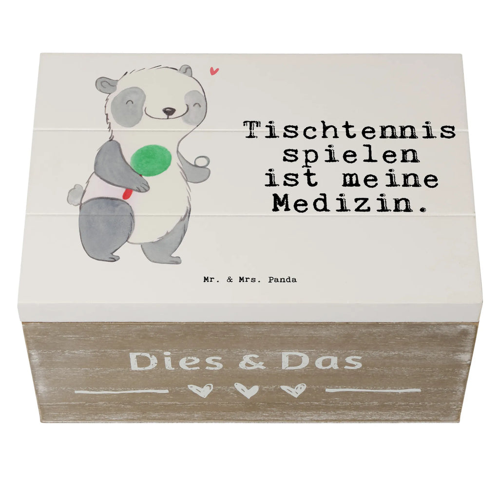 Holzkiste Panda Tischtennis Holzkiste, Kiste, Schatzkiste, Truhe, Schatulle, XXL, Erinnerungsbox, Erinnerungskiste, Dekokiste, Aufbewahrungsbox, Geschenkbox, Geschenkdose, Geschenk, Sport, Sportart, Hobby, Schenken, Danke, Dankeschön, Auszeichnung, Gewinn, Sportler, Tischtennis, Tischtennis Bund, Tischtennis Verein, Ballsport