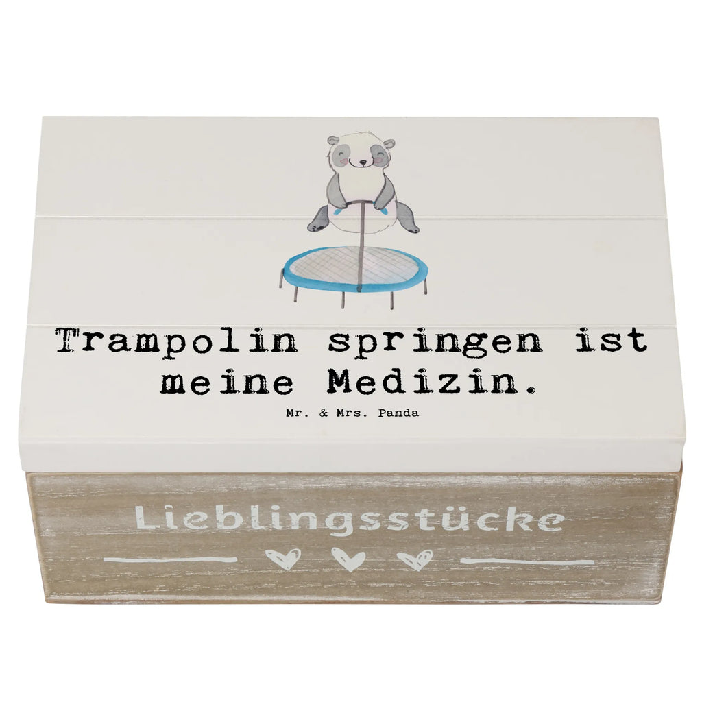 Holzkiste Panda Trampolin springen Holzkiste, Kiste, Schatzkiste, Truhe, Schatulle, XXL, Erinnerungsbox, Erinnerungskiste, Dekokiste, Aufbewahrungsbox, Geschenkbox, Geschenkdose, Geschenk, Sport, Sportart, Hobby, Schenken, Danke, Dankeschön, Auszeichnung, Gewinn, Sportler, Trampolin springen, Trampolin Springen, Trampolin Turnen, Fitnessstudio, Trampolin-Übungen, Trampolin-Workout