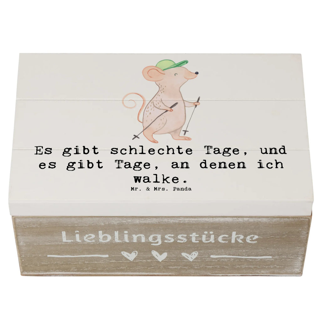 Holzkiste Maus Walking Holzkiste, Kiste, Schatzkiste, Truhe, Schatulle, XXL, Erinnerungsbox, Erinnerungskiste, Dekokiste, Aufbewahrungsbox, Geschenkbox, Geschenkdose, Geschenk, Sport, Sportart, Hobby, Schenken, Danke, Dankeschön, Auszeichnung, Gewinn, Sportler, Walking, Walken, schnelles Gehen, Spazieren gehen