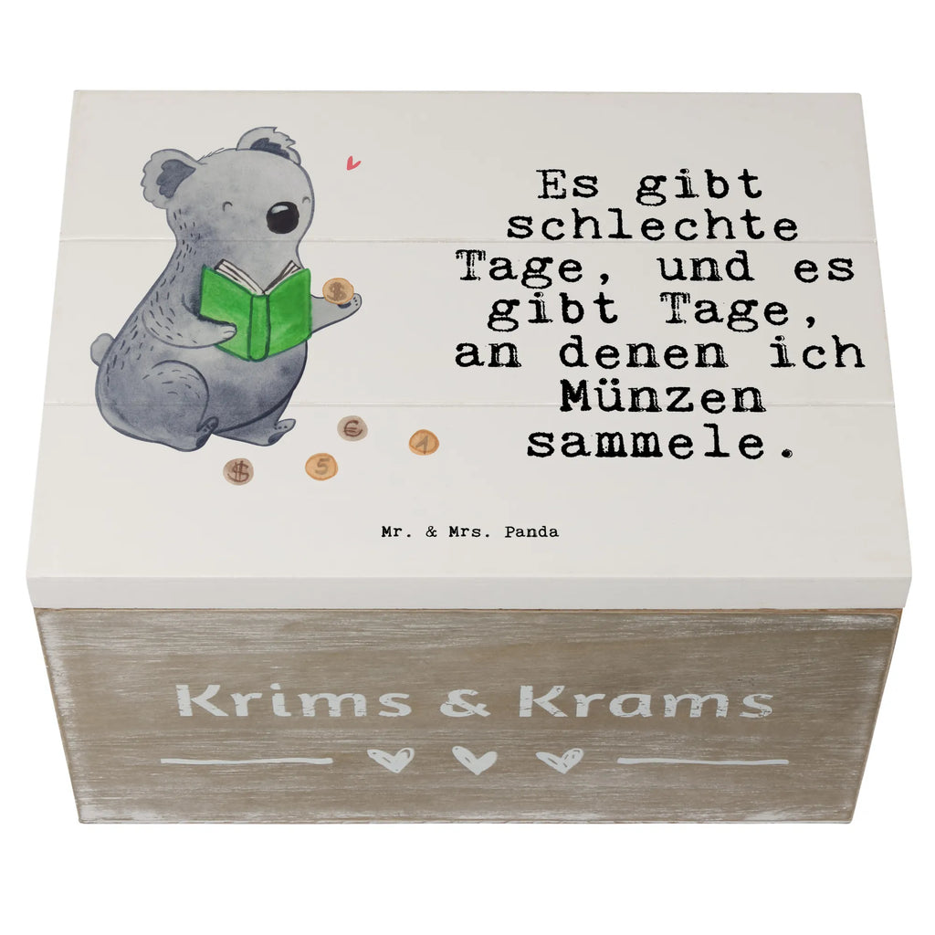 Holzkiste Koala Münzen sammeln Holzkiste, Kiste, Schatzkiste, Truhe, Schatulle, XXL, Erinnerungsbox, Erinnerungskiste, Dekokiste, Aufbewahrungsbox, Geschenkbox, Geschenkdose, Geschenk, Sport, Sportart, Hobby, Schenken, Danke, Dankeschön, Auszeichnung, Gewinn, Sportler, Münzen sammeln, Numismatik, Münzen aus aller Welt