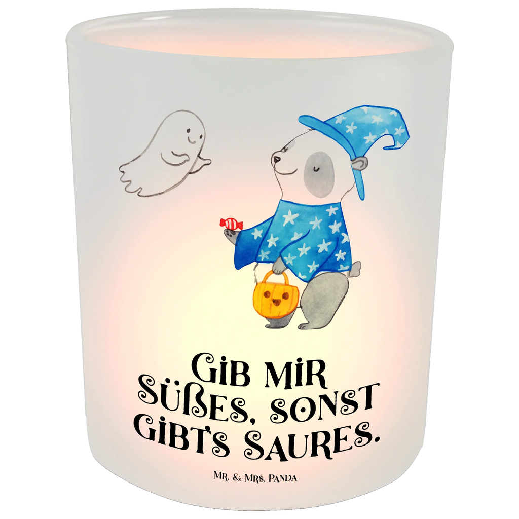 Windlicht Panda Zauberer Windlicht Glas, Teelichtglas, Teelichthalter, Teelichter, Kerzenglas, Windlicht Kerze, Kerzenlicht, Glas Windlicht, Windlicht Zur Hochzeit, Windlicht Deko, Windlicht Hochzeit, Teelichtgläser, Windlicht Dekorieren, Halloween, Deko, Martinssingen, Dekoration, Geschenke, Schenken, Halloween Deko, Trick or Treat, Süßes sonst gibt's saures, Panda, Zauberer, Gespenst