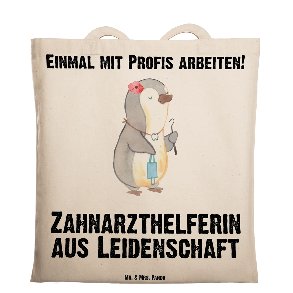 Tragetasche Zahnarzthelferin aus Leidenschaft Beuteltasche, Beutel, Einkaufstasche, Jutebeutel, Stoffbeutel, Tasche, Shopper, Umhängetasche, Strandtasche, Schultertasche, Stofftasche, Tragetasche, Badetasche, Jutetasche, Einkaufstüte, Laptoptasche, Beruf, Ausbildung, Jubiläum, Abschied, Rente, Kollege, Kollegin, Geschenk, Schenken, Arbeitskollege, Mitarbeiter, Firma, Danke, Dankeschön