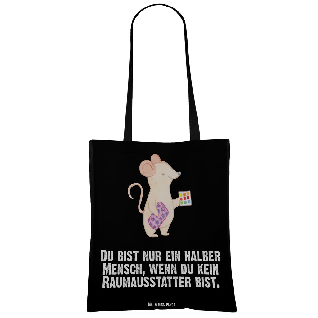 Tragetasche Raumausstatter mit Herz Beuteltasche, Beutel, Einkaufstasche, Jutebeutel, Stoffbeutel, Tasche, Shopper, Umhängetasche, Strandtasche, Schultertasche, Stofftasche, Tragetasche, Badetasche, Jutetasche, Einkaufstüte, Laptoptasche, Beruf, Ausbildung, Jubiläum, Abschied, Rente, Kollege, Kollegin, Geschenk, Schenken, Arbeitskollege, Mitarbeiter, Firma, Danke, Dankeschön