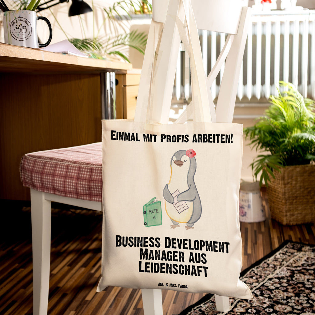 Tragetasche Business Development Manager aus Leidenschaft Beuteltasche, Beutel, Einkaufstasche, Jutebeutel, Stoffbeutel, Tasche, Shopper, Umhängetasche, Strandtasche, Schultertasche, Stofftasche, Tragetasche, Badetasche, Jutetasche, Einkaufstüte, Laptoptasche, Beruf, Ausbildung, Jubiläum, Abschied, Rente, Kollege, Kollegin, Geschenk, Schenken, Arbeitskollege, Mitarbeiter, Firma, Danke, Dankeschön