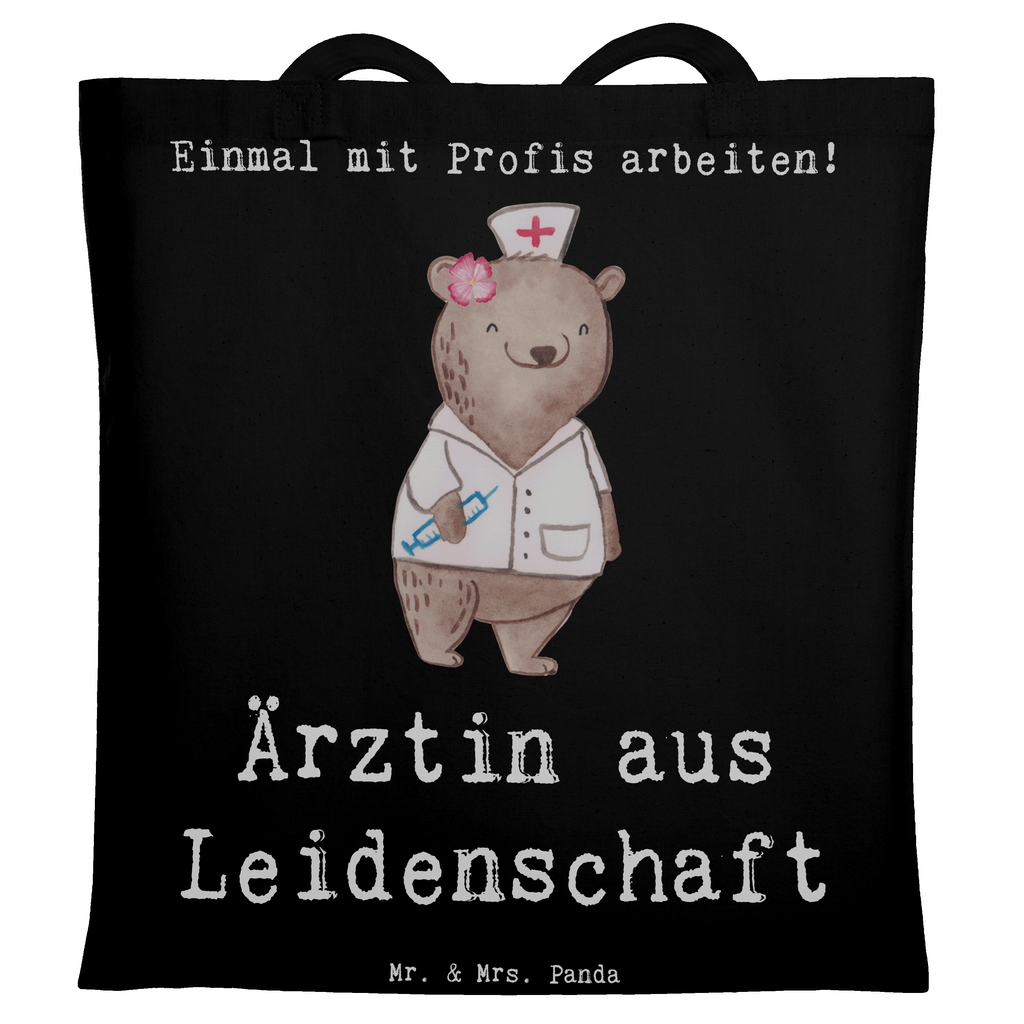 Tragetasche Ärztin aus Leidenschaft Beuteltasche, Beutel, Einkaufstasche, Jutebeutel, Stoffbeutel, Tasche, Shopper, Umhängetasche, Strandtasche, Schultertasche, Stofftasche, Tragetasche, Badetasche, Jutetasche, Einkaufstüte, Laptoptasche, Beruf, Ausbildung, Jubiläum, Abschied, Rente, Kollege, Kollegin, Geschenk, Schenken, Arbeitskollege, Mitarbeiter, Firma, Danke, Dankeschön, Ärztin, Hausärztin, Medizinerin, Doktorin, Medizinstudium, Doktortitel, Arztpraxis