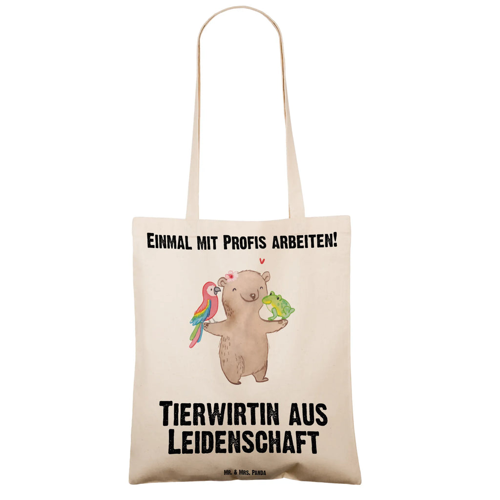 Tragetasche Tierwirtin aus Leidenschaft Beuteltasche, Beutel, Einkaufstasche, Jutebeutel, Stoffbeutel, Tasche, Shopper, Umhängetasche, Strandtasche, Schultertasche, Stofftasche, Tragetasche, Badetasche, Jutetasche, Einkaufstüte, Laptoptasche, Beruf, Ausbildung, Jubiläum, Abschied, Rente, Kollege, Kollegin, Geschenk, Schenken, Arbeitskollege, Mitarbeiter, Firma, Danke, Dankeschön, Landwirtin, Bäuerin, Tierwirtin, Agronomin, Farmerin, Bauernhof