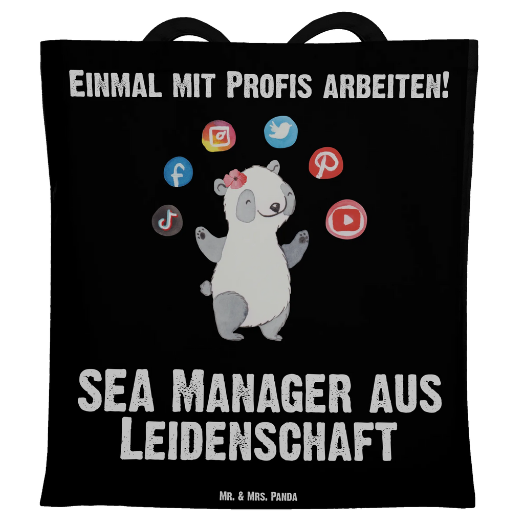 Tragetasche SEA Manager aus Leidenschaft Beuteltasche, Beutel, Einkaufstasche, Jutebeutel, Stoffbeutel, Tasche, Shopper, Umhängetasche, Strandtasche, Schultertasche, Stofftasche, Tragetasche, Badetasche, Jutetasche, Einkaufstüte, Laptoptasche, Beruf, Ausbildung, Jubiläum, Abschied, Rente, Kollege, Kollegin, Geschenk, Schenken, Arbeitskollege, Mitarbeiter, Firma, Danke, Dankeschön, SEA Manager, Suchmaschinenwerbung, Suchmaschinenmarketing