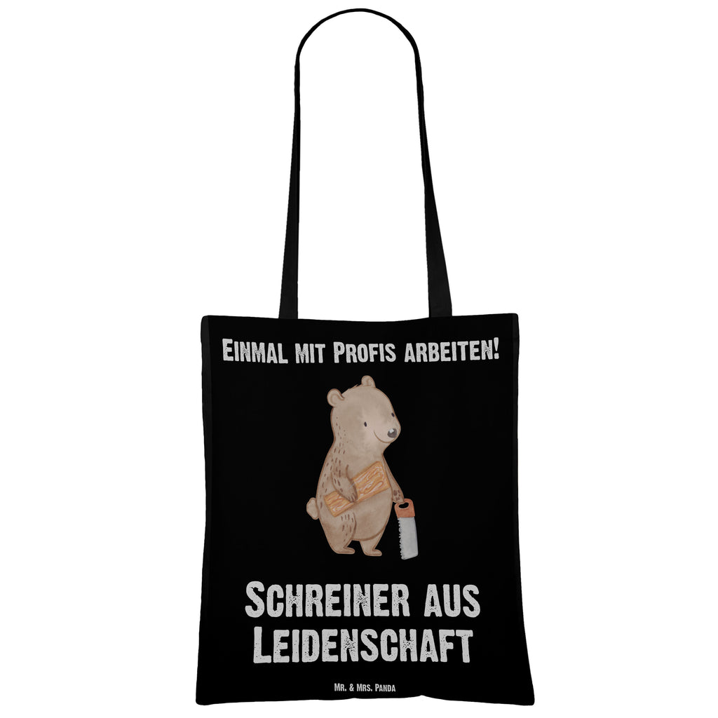 Tragetasche Schreiner aus Leidenschaft Beuteltasche, Beutel, Einkaufstasche, Jutebeutel, Stoffbeutel, Tasche, Shopper, Umhängetasche, Strandtasche, Schultertasche, Stofftasche, Tragetasche, Badetasche, Jutetasche, Einkaufstüte, Laptoptasche, Beruf, Ausbildung, Jubiläum, Abschied, Rente, Kollege, Kollegin, Geschenk, Schenken, Arbeitskollege, Mitarbeiter, Firma, Danke, Dankeschön