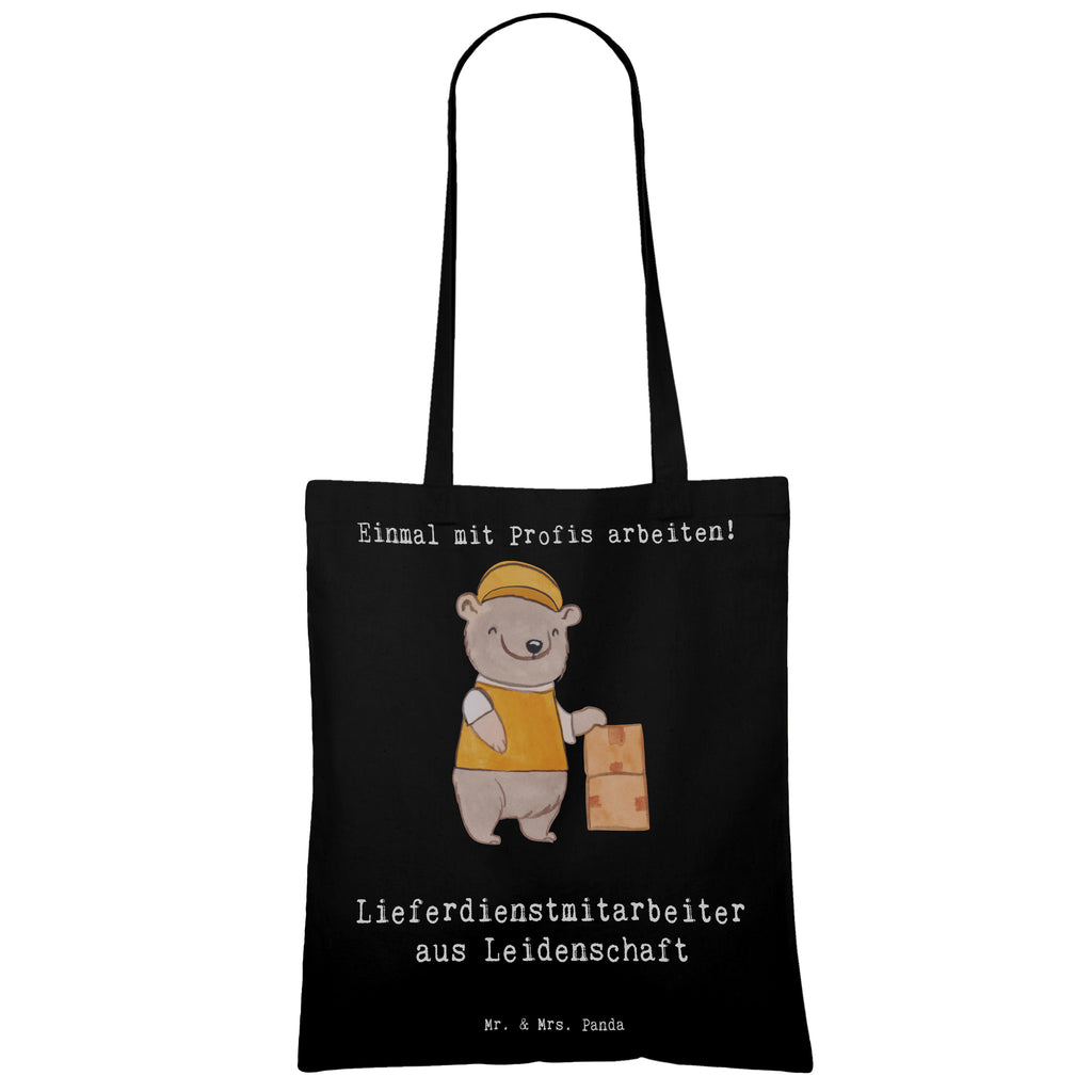 Tragetasche Lieferdienstmitarbeiter aus Leidenschaft Beuteltasche, Beutel, Einkaufstasche, Jutebeutel, Stoffbeutel, Tasche, Shopper, Umhängetasche, Strandtasche, Schultertasche, Stofftasche, Tragetasche, Badetasche, Jutetasche, Einkaufstüte, Laptoptasche, Beruf, Ausbildung, Jubiläum, Abschied, Rente, Kollege, Kollegin, Geschenk, Schenken, Arbeitskollege, Mitarbeiter, Firma, Danke, Dankeschön, Lieferdienstmitarbeiter, Pizzabäcker, Pizzabote, Pizzabringdienst, Lieferbringdienst