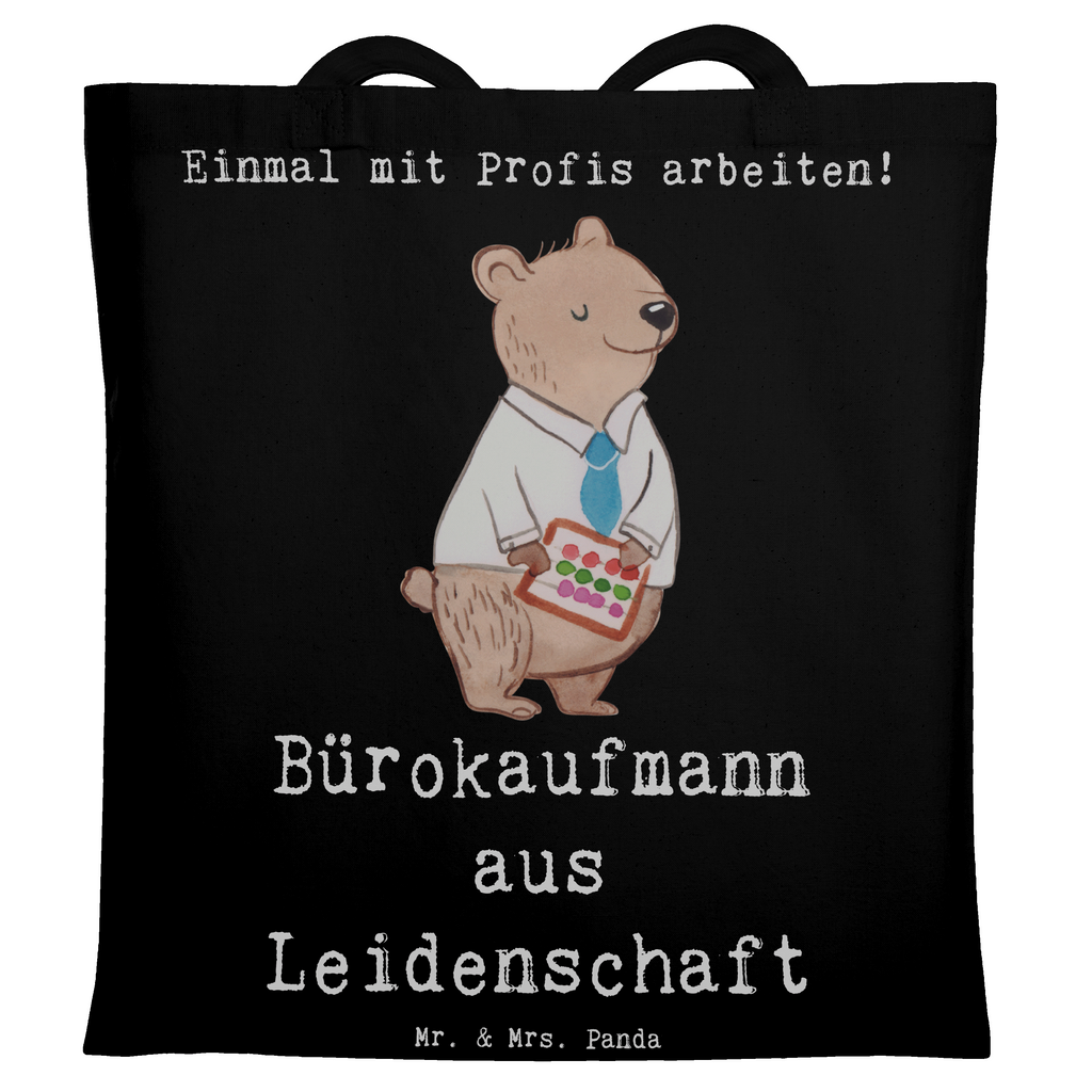 Tragetasche Bürokaufmann aus Leidenschaft Beuteltasche, Beutel, Einkaufstasche, Jutebeutel, Stoffbeutel, Tasche, Shopper, Umhängetasche, Strandtasche, Schultertasche, Stofftasche, Tragetasche, Badetasche, Jutetasche, Einkaufstüte, Laptoptasche, Beruf, Ausbildung, Jubiläum, Abschied, Rente, Kollege, Kollegin, Geschenk, Schenken, Arbeitskollege, Mitarbeiter, Firma, Danke, Dankeschön, Bürokaufmann, Kaufmann für Büromanagement