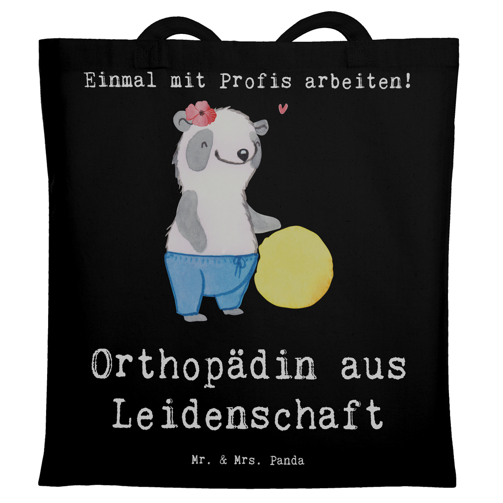 Tragetasche Orthopädin aus Leidenschaft Beuteltasche, Beutel, Einkaufstasche, Jutebeutel, Stoffbeutel, Tasche, Shopper, Umhängetasche, Strandtasche, Schultertasche, Stofftasche, Tragetasche, Badetasche, Jutetasche, Einkaufstüte, Laptoptasche, Beruf, Ausbildung, Jubiläum, Abschied, Rente, Kollege, Kollegin, Geschenk, Schenken, Arbeitskollege, Mitarbeiter, Firma, Danke, Dankeschön, Orthopädin, Fachärztin, Orthopädie, Praxis, Eröffnung