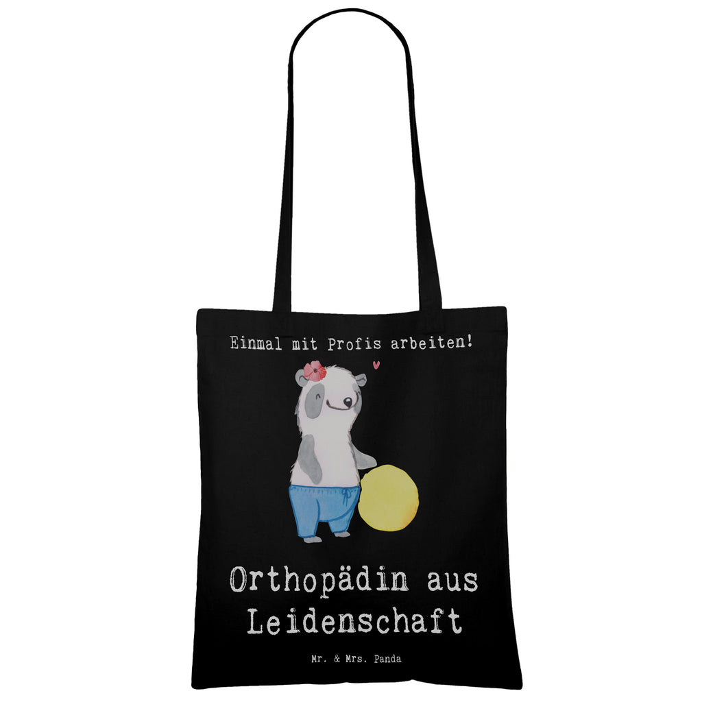 Tragetasche Orthopädin aus Leidenschaft Beuteltasche, Beutel, Einkaufstasche, Jutebeutel, Stoffbeutel, Tasche, Shopper, Umhängetasche, Strandtasche, Schultertasche, Stofftasche, Tragetasche, Badetasche, Jutetasche, Einkaufstüte, Laptoptasche, Beruf, Ausbildung, Jubiläum, Abschied, Rente, Kollege, Kollegin, Geschenk, Schenken, Arbeitskollege, Mitarbeiter, Firma, Danke, Dankeschön, Orthopädin, Fachärztin, Orthopädie, Praxis, Eröffnung