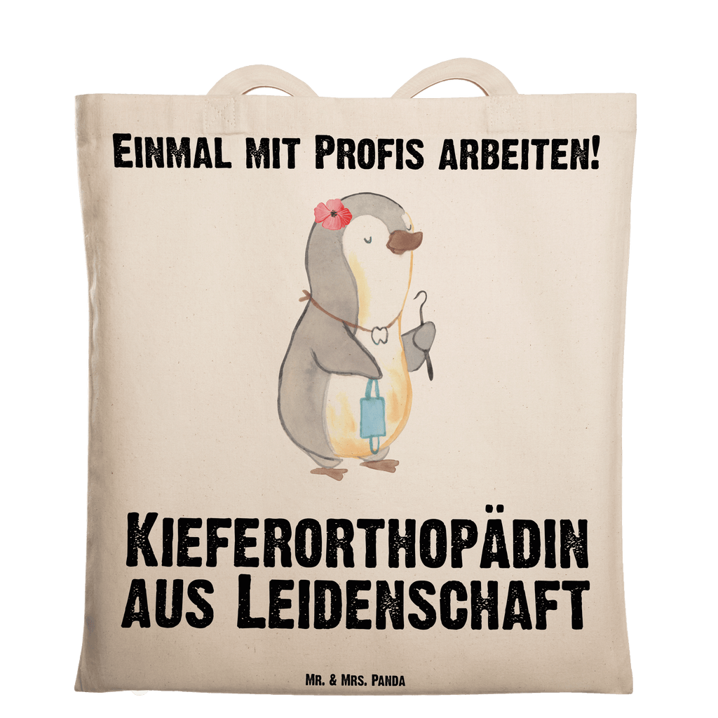 Tragetasche Kieferorthopädin aus Leidenschaft Beuteltasche, Beutel, Einkaufstasche, Jutebeutel, Stoffbeutel, Tasche, Shopper, Umhängetasche, Strandtasche, Schultertasche, Stofftasche, Tragetasche, Badetasche, Jutetasche, Einkaufstüte, Laptoptasche, Beruf, Ausbildung, Jubiläum, Abschied, Rente, Kollege, Kollegin, Geschenk, Schenken, Arbeitskollege, Mitarbeiter, Firma, Danke, Dankeschön