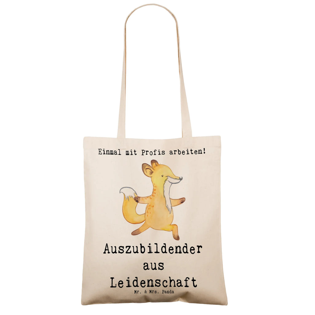 Tragetasche Auszubildender aus Leidenschaft Beuteltasche, Beutel, Einkaufstasche, Jutebeutel, Stoffbeutel, Tasche, Shopper, Umhängetasche, Strandtasche, Schultertasche, Stofftasche, Tragetasche, Badetasche, Jutetasche, Einkaufstüte, Laptoptasche, Beruf, Ausbildung, Jubiläum, Abschied, Rente, Kollege, Kollegin, Geschenk, Schenken, Arbeitskollege, Mitarbeiter, Firma, Danke, Dankeschön, Auszubildender, Azubi, Ausbildungsbeginn, Abschlussprüfung, Beginn der Ausbildung, Glücksbringer zur Ausbildung, Preis