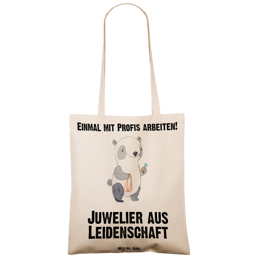 Tragetasche Juwelier aus Leidenschaft Beuteltasche, Beutel, Einkaufstasche, Jutebeutel, Stoffbeutel, Tasche, Shopper, Umhängetasche, Strandtasche, Schultertasche, Stofftasche, Tragetasche, Badetasche, Jutetasche, Einkaufstüte, Laptoptasche, Beruf, Ausbildung, Jubiläum, Abschied, Rente, Kollege, Kollegin, Geschenk, Schenken, Arbeitskollege, Mitarbeiter, Firma, Danke, Dankeschön, Juwelier, Goldschmied, Schmuckwarenhändler, Schmuckgeschäft, Eröffnung