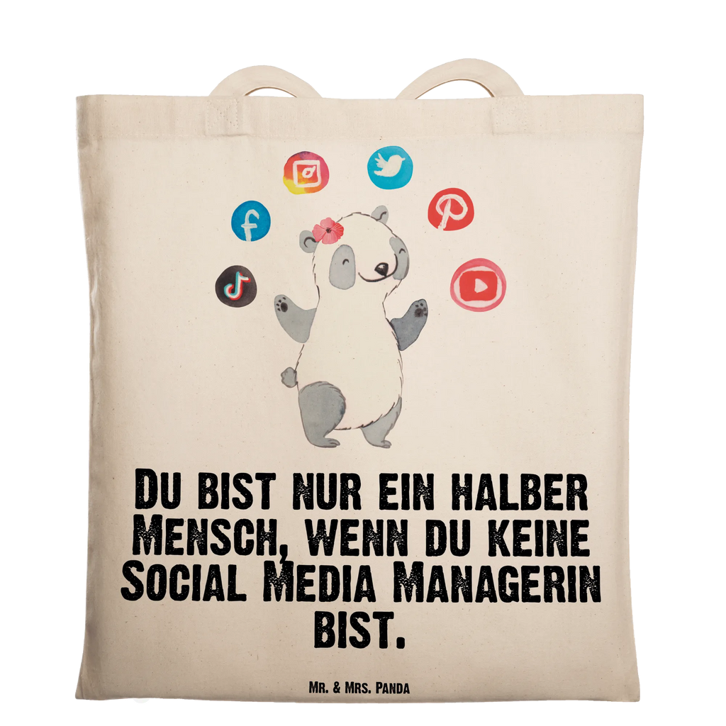 Tragetasche Social Media Managerin Herz Beuteltasche, Beutel, Einkaufstasche, Jutebeutel, Stoffbeutel, Tasche, Shopper, Umhängetasche, Strandtasche, Schultertasche, Stofftasche, Tragetasche, Badetasche, Jutetasche, Einkaufstüte, Laptoptasche, Beruf, Ausbildung, Jubiläum, Abschied, Rente, Kollege, Kollegin, Geschenk, Schenken, Arbeitskollege, Mitarbeiter, Firma, Danke, Dankeschön