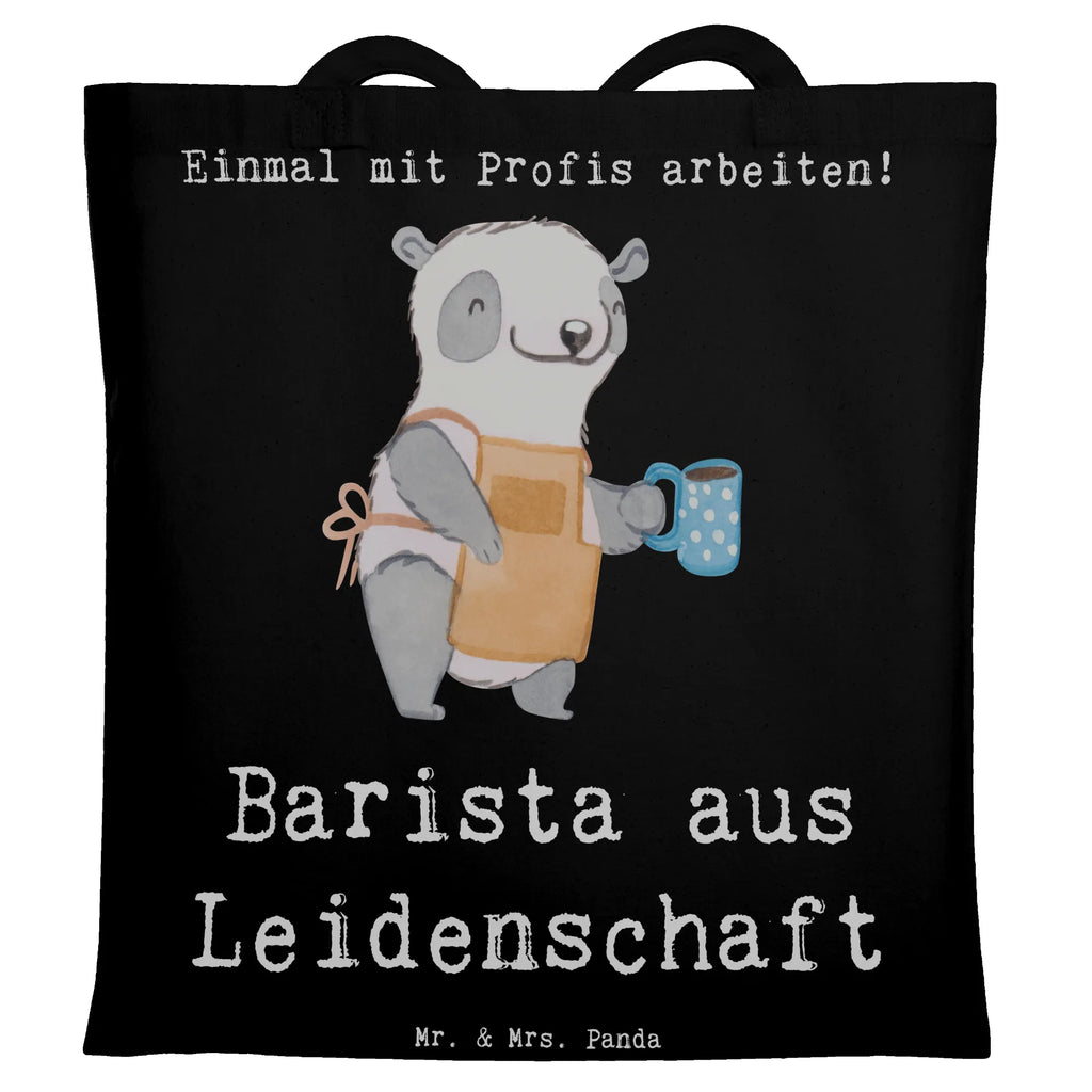 Tragetasche Barista aus Leidenschaft Beuteltasche, Beutel, Einkaufstasche, Jutebeutel, Stoffbeutel, Tasche, Shopper, Umhängetasche, Strandtasche, Schultertasche, Stofftasche, Tragetasche, Badetasche, Jutetasche, Einkaufstüte, Laptoptasche, Beruf, Ausbildung, Jubiläum, Abschied, Rente, Kollege, Kollegin, Geschenk, Schenken, Arbeitskollege, Mitarbeiter, Firma, Danke, Dankeschön, Barista, Eröffnung Cafe, Kaffee