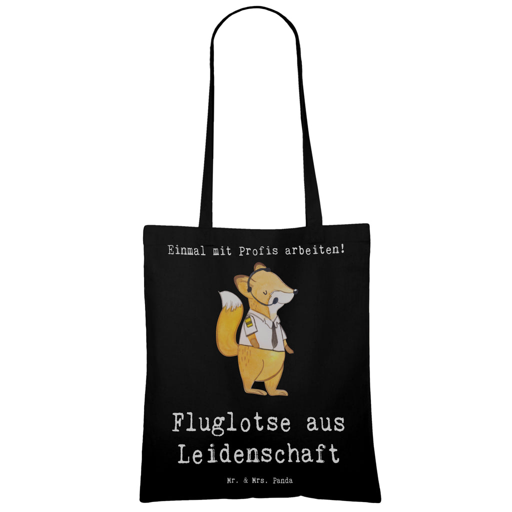 Tragetasche Fluglotse aus Leidenschaft Beuteltasche, Beutel, Einkaufstasche, Jutebeutel, Stoffbeutel, Tasche, Shopper, Umhängetasche, Strandtasche, Schultertasche, Stofftasche, Tragetasche, Badetasche, Jutetasche, Einkaufstüte, Laptoptasche, Beruf, Ausbildung, Jubiläum, Abschied, Rente, Kollege, Kollegin, Geschenk, Schenken, Arbeitskollege, Mitarbeiter, Firma, Danke, Dankeschön, Fluglotse, Flugverkehrsleiter, Luftfahrtpersonal, Flugsicherung