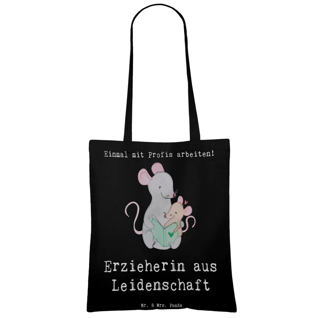 Tragetasche Erzieherin aus Leidenschaft Beuteltasche, Beutel, Einkaufstasche, Jutebeutel, Stoffbeutel, Tasche, Shopper, Umhängetasche, Strandtasche, Schultertasche, Stofftasche, Tragetasche, Badetasche, Jutetasche, Einkaufstüte, Laptoptasche, Beruf, Ausbildung, Jubiläum, Abschied, Rente, Kollege, Kollegin, Geschenk, Schenken, Arbeitskollege, Mitarbeiter, Firma, Danke, Dankeschön, Erzieherin, Kindergärtnerin, Pädagogin, Abschiedsgeschenke Kindergarten