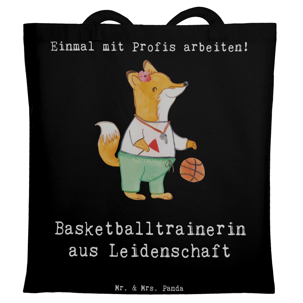 Tragetasche Basketballtrainerin aus Leidenschaft Beuteltasche, Beutel, Einkaufstasche, Jutebeutel, Stoffbeutel, Tasche, Shopper, Umhängetasche, Strandtasche, Schultertasche, Stofftasche, Tragetasche, Badetasche, Jutetasche, Einkaufstüte, Laptoptasche, Beruf, Ausbildung, Jubiläum, Abschied, Rente, Kollege, Kollegin, Geschenk, Schenken, Arbeitskollege, Mitarbeiter, Firma, Danke, Dankeschön, Basketballtrainerin, Basketball, Sport, Ballsport, Basketballcoach, Basketballerin, Verein