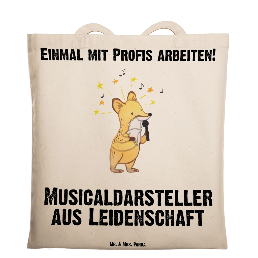 Tragetasche Musicaldarsteller aus Leidenschaft Beuteltasche, Beutel, Einkaufstasche, Jutebeutel, Stoffbeutel, Tasche, Shopper, Umhängetasche, Strandtasche, Schultertasche, Stofftasche, Tragetasche, Badetasche, Jutetasche, Einkaufstüte, Laptoptasche, Beruf, Ausbildung, Jubiläum, Abschied, Rente, Kollege, Kollegin, Geschenk, Schenken, Arbeitskollege, Mitarbeiter, Firma, Danke, Dankeschön