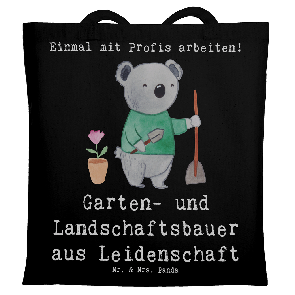 Tragetasche Garten- und Landschaftsbauer aus Leidenschaft Beuteltasche, Beutel, Einkaufstasche, Jutebeutel, Stoffbeutel, Tasche, Shopper, Umhängetasche, Strandtasche, Schultertasche, Stofftasche, Tragetasche, Badetasche, Jutetasche, Einkaufstüte, Laptoptasche, Beruf, Ausbildung, Jubiläum, Abschied, Rente, Kollege, Kollegin, Geschenk, Schenken, Arbeitskollege, Mitarbeiter, Firma, Danke, Dankeschön, Gärtner, Gartenplaner, Gärtnerei, Gartenbau, Hobbygärtner, Garten- und Landschaftsbauer