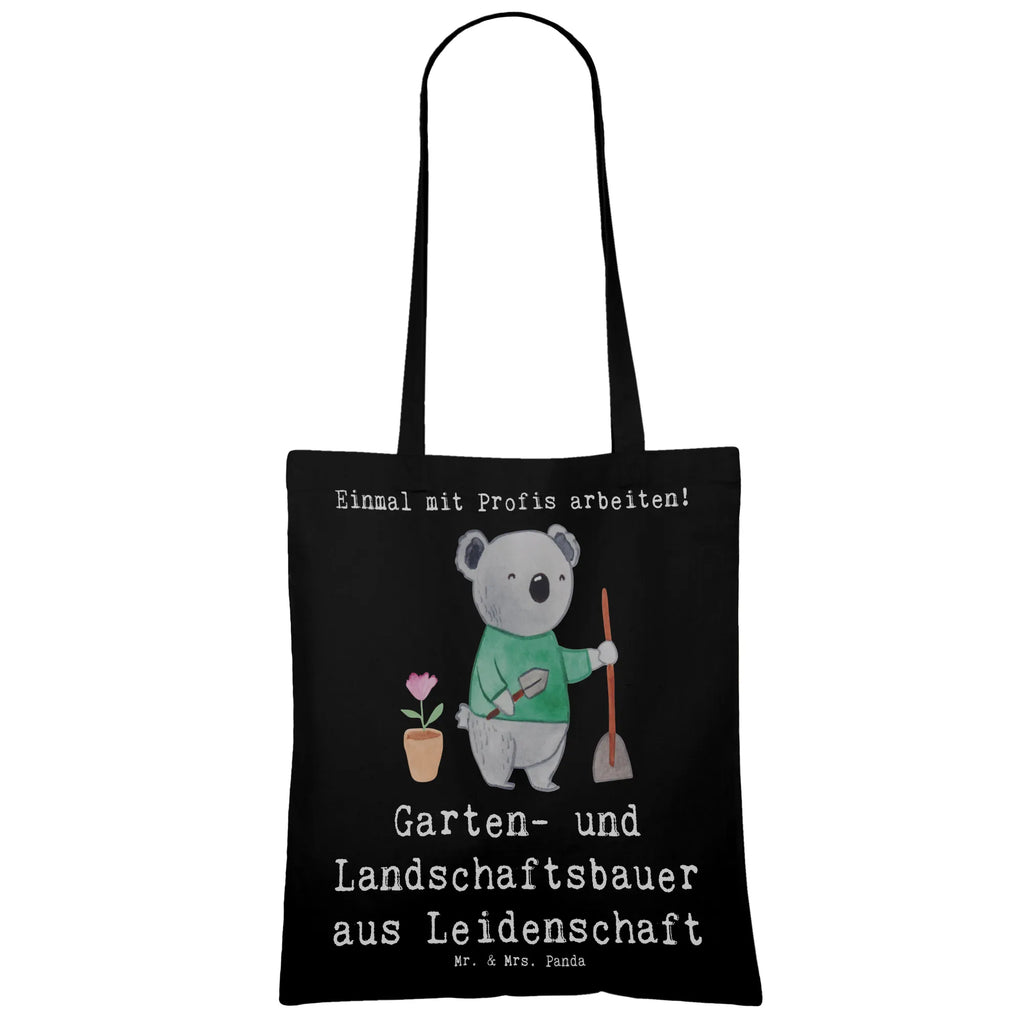 Tragetasche Garten- und Landschaftsbauer aus Leidenschaft Beuteltasche, Beutel, Einkaufstasche, Jutebeutel, Stoffbeutel, Tasche, Shopper, Umhängetasche, Strandtasche, Schultertasche, Stofftasche, Tragetasche, Badetasche, Jutetasche, Einkaufstüte, Laptoptasche, Beruf, Ausbildung, Jubiläum, Abschied, Rente, Kollege, Kollegin, Geschenk, Schenken, Arbeitskollege, Mitarbeiter, Firma, Danke, Dankeschön, Gärtner, Gartenplaner, Gärtnerei, Gartenbau, Hobbygärtner, Garten- und Landschaftsbauer