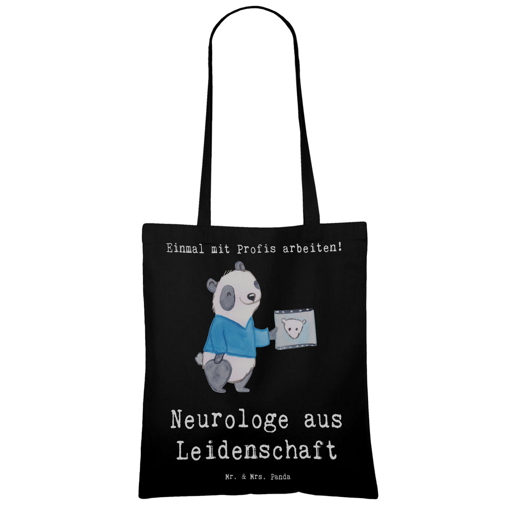 Tragetasche Neurologe aus Leidenschaft Beuteltasche, Beutel, Einkaufstasche, Jutebeutel, Stoffbeutel, Tasche, Shopper, Umhängetasche, Strandtasche, Schultertasche, Stofftasche, Tragetasche, Badetasche, Jutetasche, Einkaufstüte, Laptoptasche, Beruf, Ausbildung, Jubiläum, Abschied, Rente, Kollege, Kollegin, Geschenk, Schenken, Arbeitskollege, Mitarbeiter, Firma, Danke, Dankeschön, Neurologe, Neurologie, Mediziner, Medizinstudium