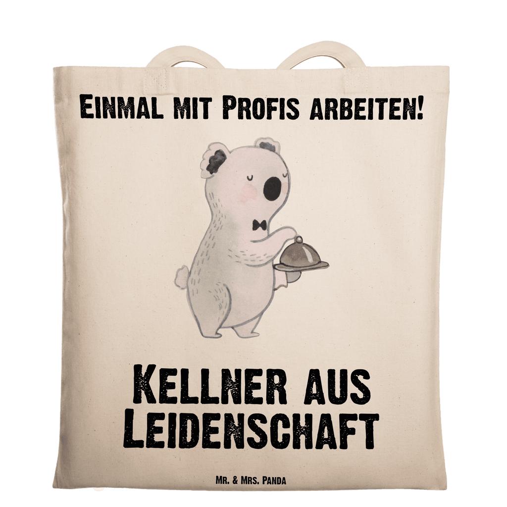 Tragetasche Kellner aus Leidenschaft Beuteltasche, Beutel, Einkaufstasche, Jutebeutel, Stoffbeutel, Tasche, Shopper, Umhängetasche, Strandtasche, Schultertasche, Stofftasche, Tragetasche, Badetasche, Jutetasche, Einkaufstüte, Laptoptasche, Beruf, Ausbildung, Jubiläum, Abschied, Rente, Kollege, Kollegin, Geschenk, Schenken, Arbeitskollege, Mitarbeiter, Firma, Danke, Dankeschön, Kellner, Servicekraft, Restaurant, Ober