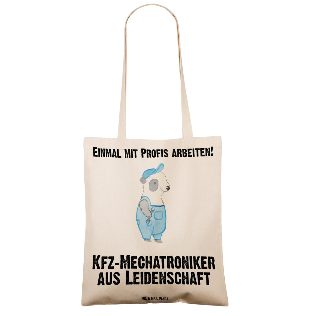 Tragetasche Kfz-Mechatroniker aus Leidenschaft Beuteltasche, Beutel, Einkaufstasche, Jutebeutel, Stoffbeutel, Tasche, Shopper, Umhängetasche, Strandtasche, Schultertasche, Stofftasche, Tragetasche, Badetasche, Jutetasche, Einkaufstüte, Laptoptasche, Beruf, Ausbildung, Jubiläum, Abschied, Rente, Kollege, Kollegin, Geschenk, Schenken, Arbeitskollege, Mitarbeiter, Firma, Danke, Dankeschön, Kfz-Mechatroniker, Kraftfahrzeugmechaniker, Meister, Gesellenprüfung