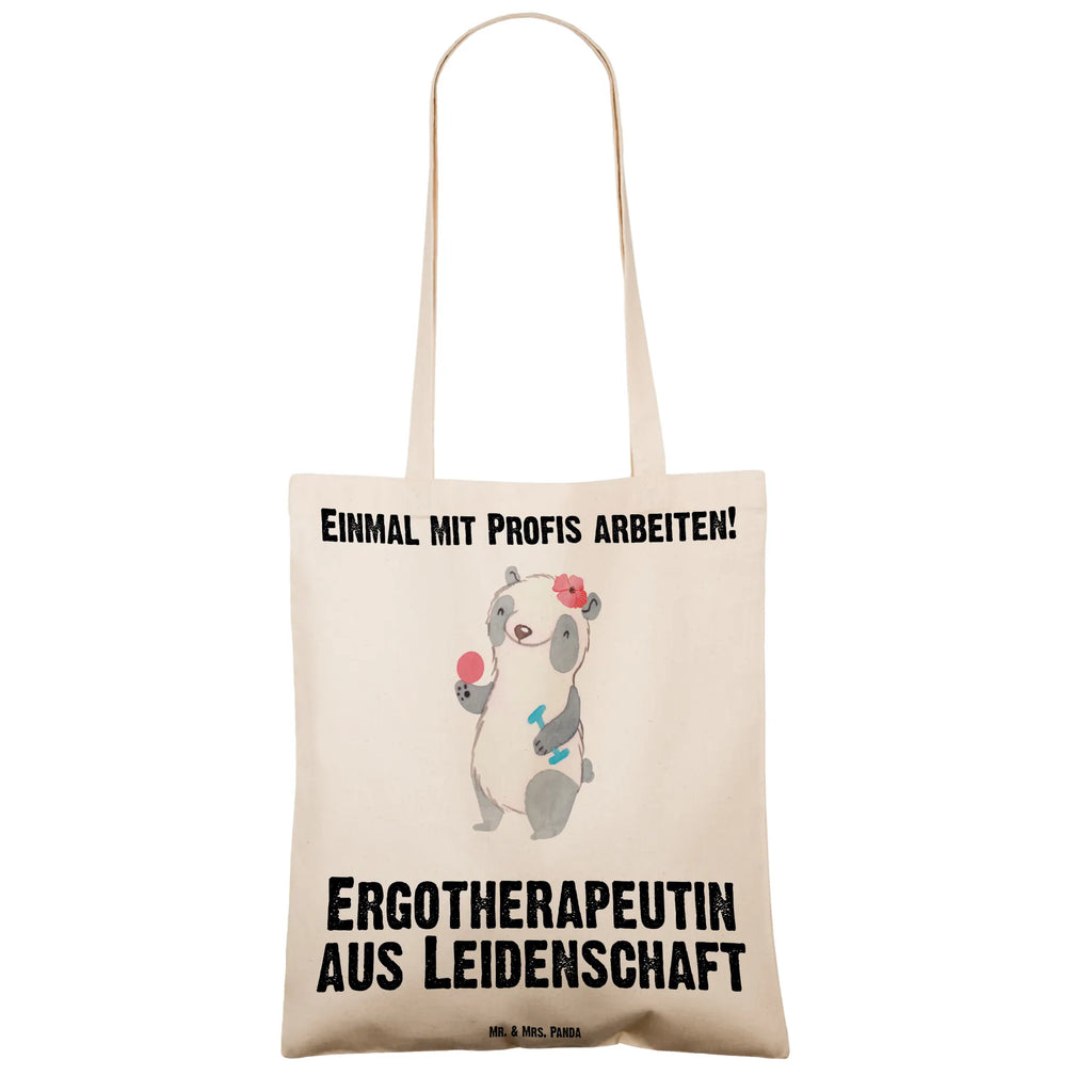 Tragetasche Ergotherapeutin aus Leidenschaft Beuteltasche, Beutel, Einkaufstasche, Jutebeutel, Stoffbeutel, Tasche, Shopper, Umhängetasche, Strandtasche, Schultertasche, Stofftasche, Tragetasche, Badetasche, Jutetasche, Einkaufstüte, Laptoptasche, Beruf, Ausbildung, Jubiläum, Abschied, Rente, Kollege, Kollegin, Geschenk, Schenken, Arbeitskollege, Mitarbeiter, Firma, Danke, Dankeschön, Ergotherapeutin, Ergotherapie