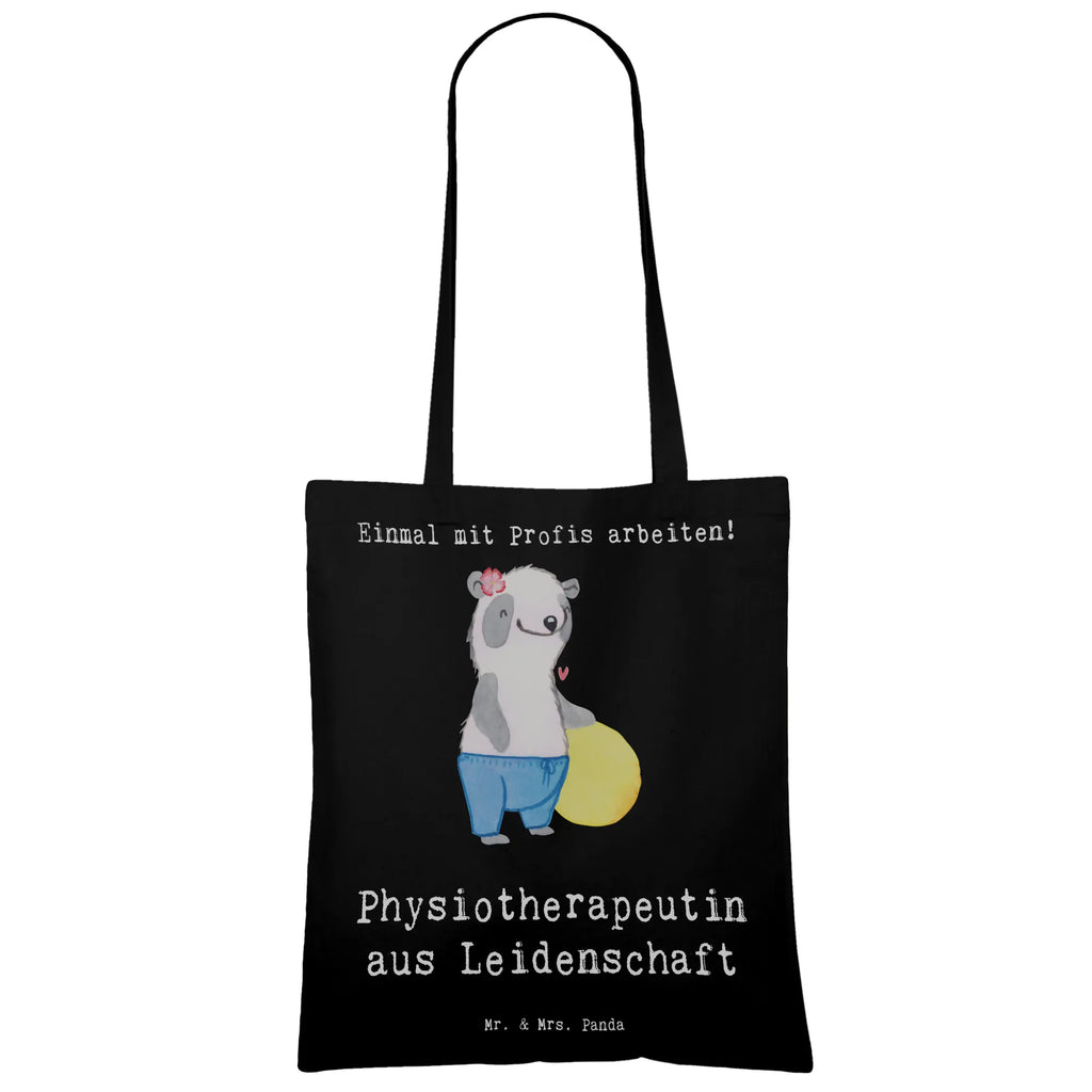 Tragetasche Physiotherapeutin aus Leidenschaft Beuteltasche, Beutel, Einkaufstasche, Jutebeutel, Stoffbeutel, Tasche, Shopper, Umhängetasche, Strandtasche, Schultertasche, Stofftasche, Tragetasche, Badetasche, Jutetasche, Einkaufstüte, Laptoptasche, Beruf, Ausbildung, Jubiläum, Abschied, Rente, Kollege, Kollegin, Geschenk, Schenken, Arbeitskollege, Mitarbeiter, Firma, Danke, Dankeschön