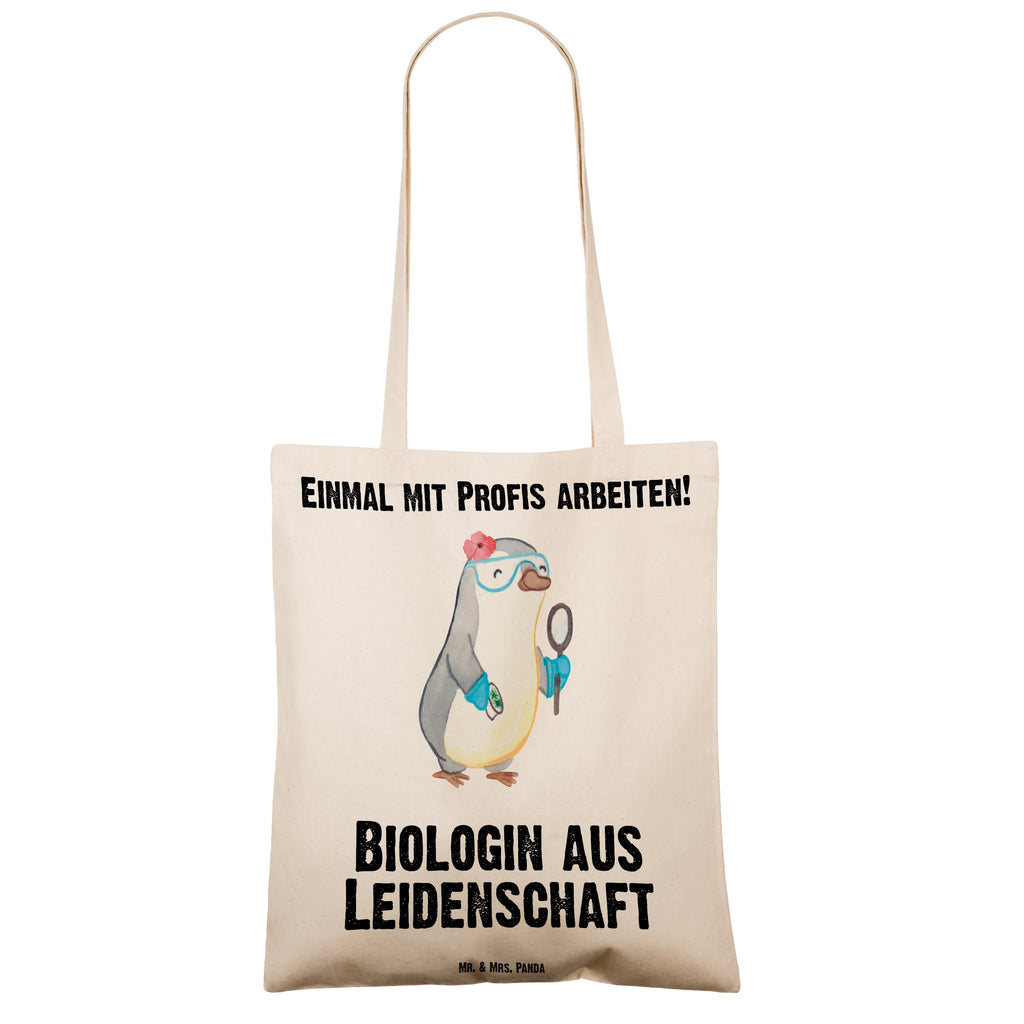 Tragetasche Biologin aus Leidenschaft Beuteltasche, Beutel, Einkaufstasche, Jutebeutel, Stoffbeutel, Tasche, Shopper, Umhängetasche, Strandtasche, Schultertasche, Stofftasche, Tragetasche, Badetasche, Jutetasche, Einkaufstüte, Laptoptasche, Beruf, Ausbildung, Jubiläum, Abschied, Rente, Kollege, Kollegin, Geschenk, Schenken, Arbeitskollege, Mitarbeiter, Firma, Danke, Dankeschön, Biologin, Biologie, Naturwissenschaftlerin, Labor, Studium, Bachelor, Master