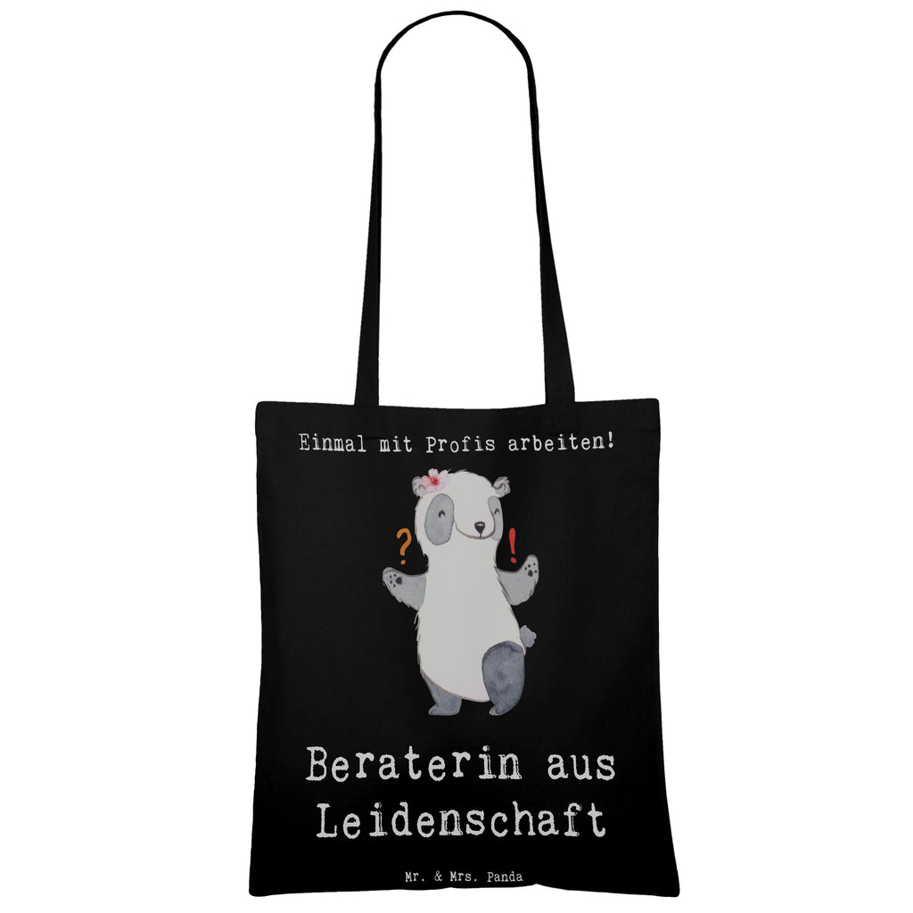 Tragetasche Beraterin aus Leidenschaft Beuteltasche, Beutel, Einkaufstasche, Jutebeutel, Stoffbeutel, Tasche, Shopper, Umhängetasche, Strandtasche, Schultertasche, Stofftasche, Tragetasche, Badetasche, Jutetasche, Einkaufstüte, Laptoptasche, Beruf, Ausbildung, Jubiläum, Abschied, Rente, Kollege, Kollegin, Geschenk, Schenken, Arbeitskollege, Mitarbeiter, Firma, Danke, Dankeschön, Beraterin, Finanzberaterin, IT Beratung, Beratungsbüro, Eröffnung