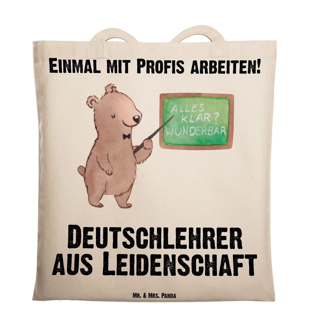 Tragetasche Deutschlehrer aus Leidenschaft Beuteltasche, Beutel, Einkaufstasche, Jutebeutel, Stoffbeutel, Tasche, Shopper, Umhängetasche, Strandtasche, Schultertasche, Stofftasche, Tragetasche, Badetasche, Jutetasche, Einkaufstüte, Laptoptasche, Beruf, Ausbildung, Jubiläum, Abschied, Rente, Kollege, Kollegin, Geschenk, Schenken, Arbeitskollege, Mitarbeiter, Firma, Danke, Dankeschön, Deutschlehrer, Deutschunterricht, Schule, Grundschule