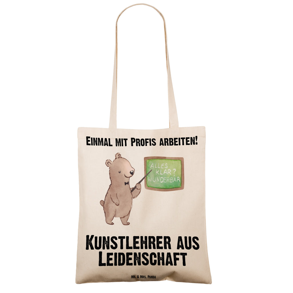 Tragetasche Kunstlehrer aus Leidenschaft Beuteltasche, Beutel, Einkaufstasche, Jutebeutel, Stoffbeutel, Tasche, Shopper, Umhängetasche, Strandtasche, Schultertasche, Stofftasche, Tragetasche, Badetasche, Jutetasche, Einkaufstüte, Laptoptasche, Beruf, Ausbildung, Jubiläum, Abschied, Rente, Kollege, Kollegin, Geschenk, Schenken, Arbeitskollege, Mitarbeiter, Firma, Danke, Dankeschön, Kunstlehrer, Kunstunterricht, Kunstschule