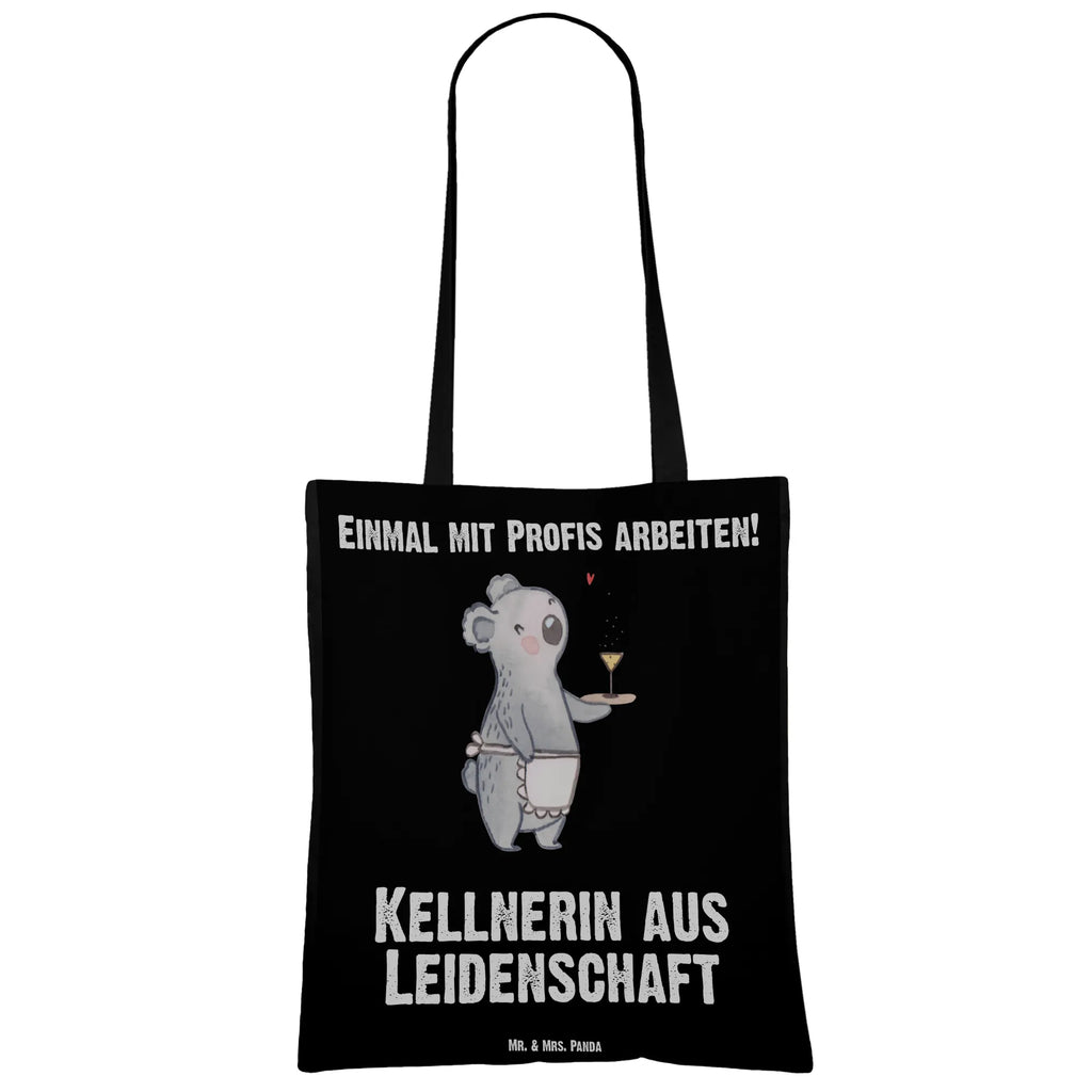 Tragetasche Kellnerin aus Leidenschaft Beuteltasche, Beutel, Einkaufstasche, Jutebeutel, Stoffbeutel, Tasche, Shopper, Umhängetasche, Strandtasche, Schultertasche, Stofftasche, Tragetasche, Badetasche, Jutetasche, Einkaufstüte, Laptoptasche, Beruf, Ausbildung, Jubiläum, Abschied, Rente, Kollege, Kollegin, Geschenk, Schenken, Arbeitskollege, Mitarbeiter, Firma, Danke, Dankeschön, Kellnerin, Servicekraft, Restaurant