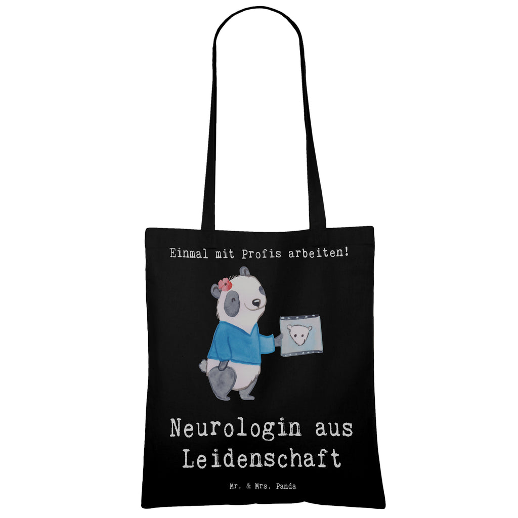 Tragetasche Neurologin aus Leidenschaft Beuteltasche, Beutel, Einkaufstasche, Jutebeutel, Stoffbeutel, Tasche, Shopper, Umhängetasche, Strandtasche, Schultertasche, Stofftasche, Tragetasche, Badetasche, Jutetasche, Einkaufstüte, Laptoptasche, Beruf, Ausbildung, Jubiläum, Abschied, Rente, Kollege, Kollegin, Geschenk, Schenken, Arbeitskollege, Mitarbeiter, Firma, Danke, Dankeschön, Neurologin, Neurologie, Mediziner, Medizinstudium